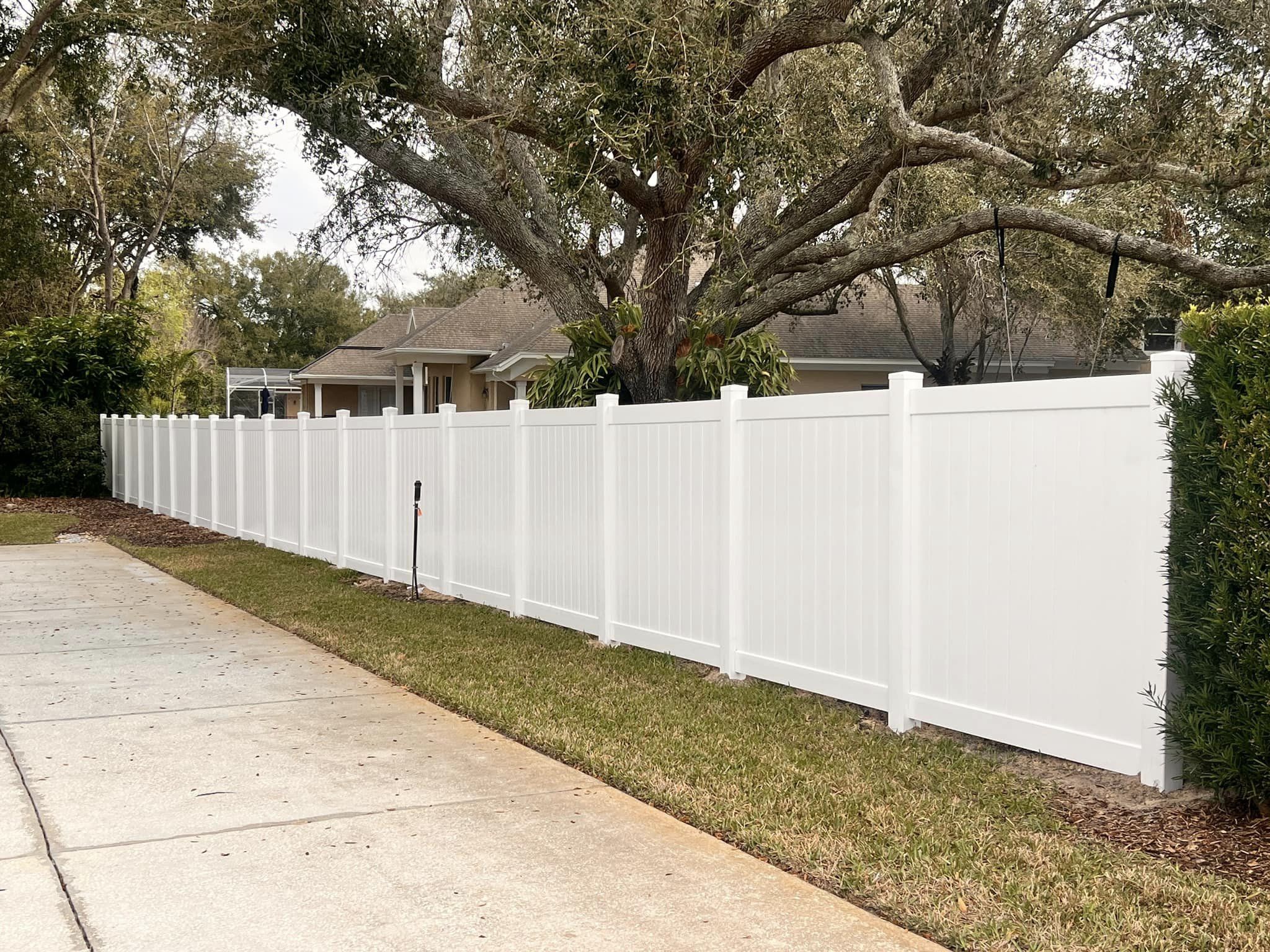 Vinyl Fence