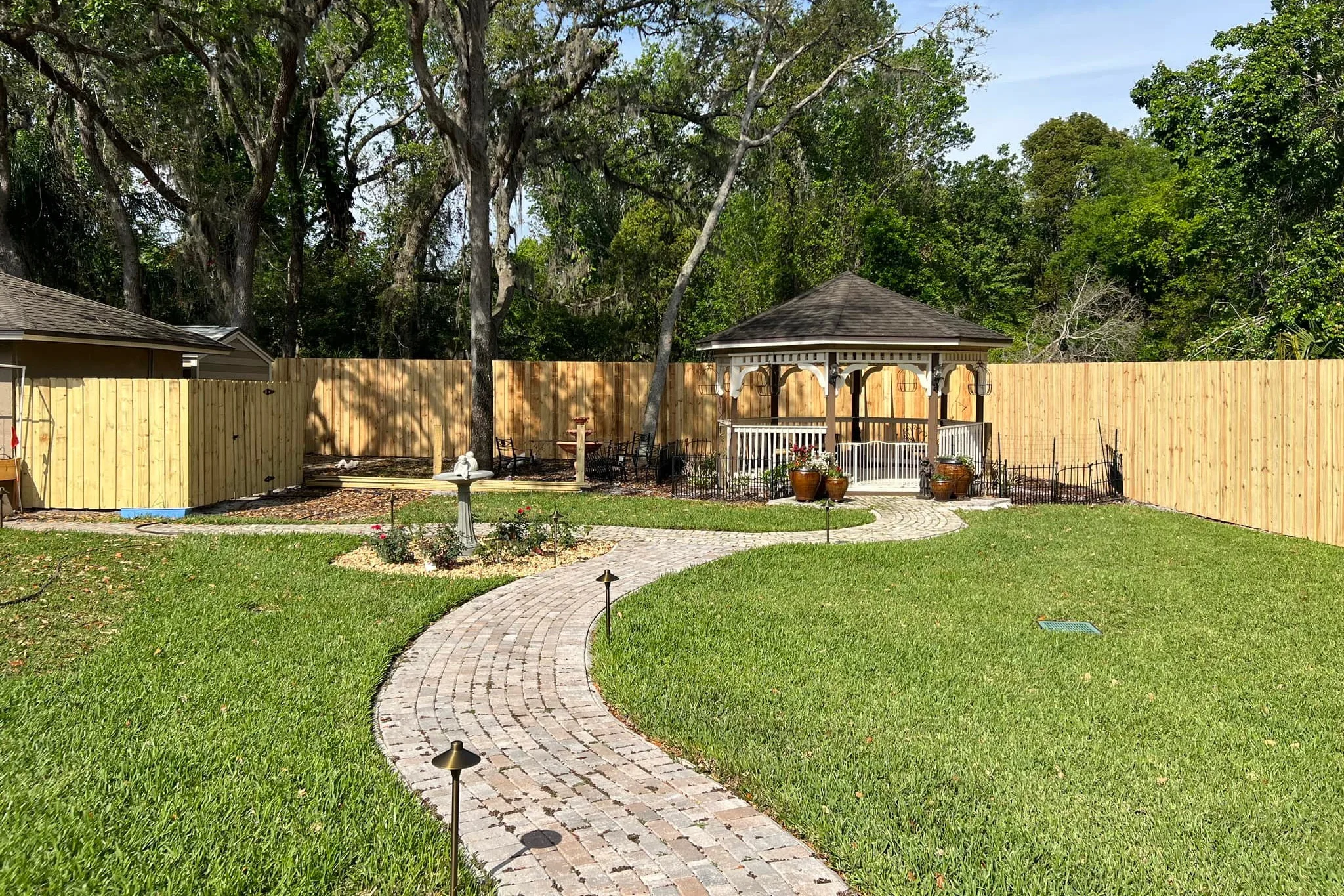 Orlando Residential Wood Fence Installation