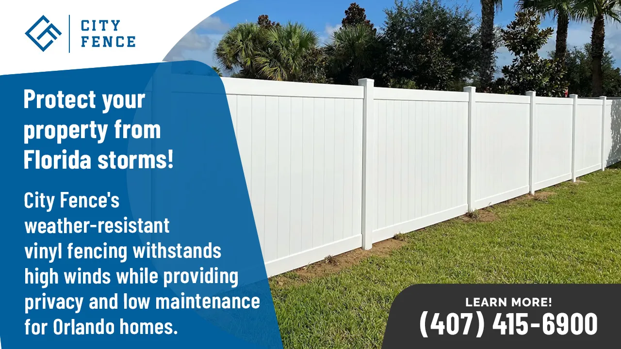 Why Vinyl Fence Installation in Orlando is Perfect for High-Wind Storm Areas