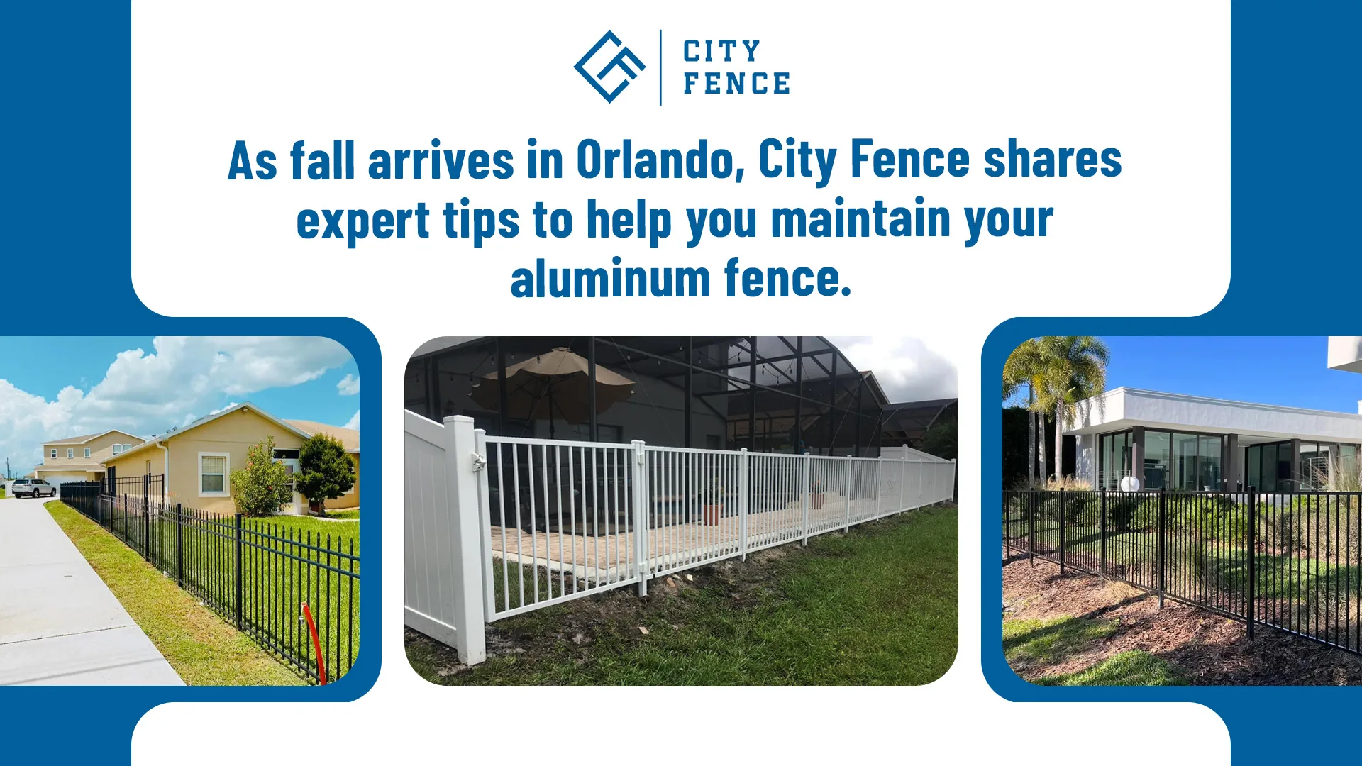 How Can Homeowners Maintain Their Residential Aluminum Fencing in Orlando This Fall?
