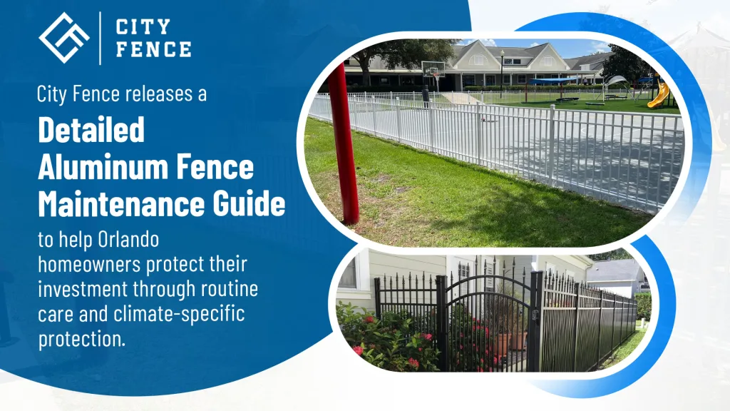 aluminum fence maintenance in Orlando